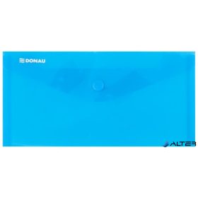 Irattartó tasak, DL, PP, patentos, DONAU, kék
