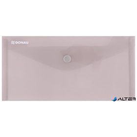 Irattartó tasak, DL, PP, patentos, DONAU, szürke