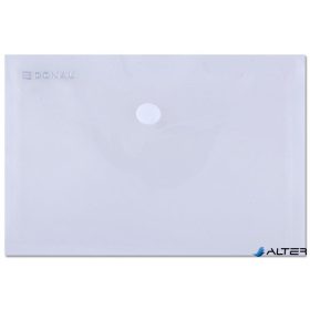 Irattartó tasak, A6, PP, patentos, DONAU, áttetsző