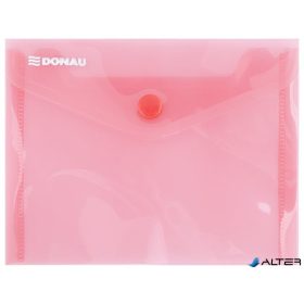 Irattartó tasak, A6, PP, patentos, DONAU, piros