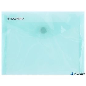 Irattartó tasak, A6, PP, patentos, DONAU, zöld