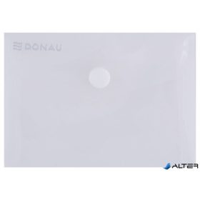 Irattartó tasak, A7, PP, patentos, DONAU, áttetsző