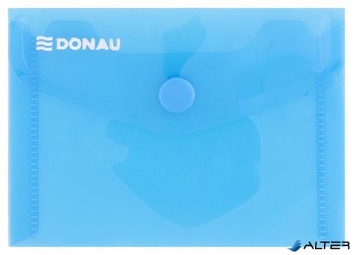 Irattartó tasak, A7, PP, patentos, DONAU, kék