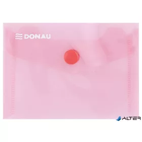 Irattartó tasak, A7, PP, patentos, DONAU, piros