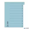 Regiszter, karton, A4, mikroperforált, DONAU, kék