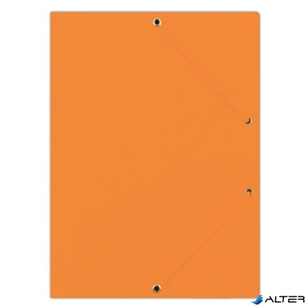 Gumis mappa, prespán, A4, DONAU "Premium", narancssárga