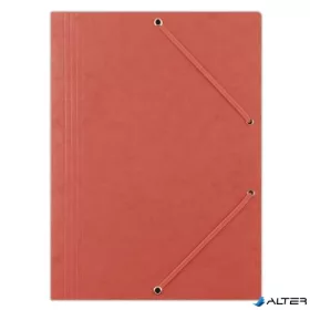 Gumis mappa, prespán, A4, DONAU "Premium", piros