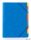 Előrendező, A4, 9 részes, karton, DONAU, kék
