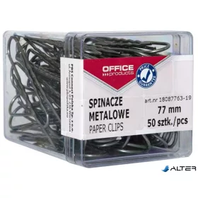 Gemkapocs, 77 mm, OFFICE PRODUCTS, ezüst