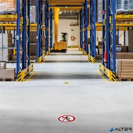 Jelölőszalag, 50 mm x 30 m, 0,5 mm, DURABLE, 'DURALINE ', sárga