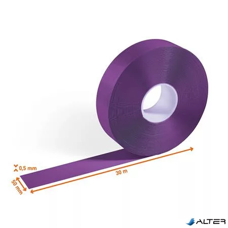 Jelölőszalag, 50 mm x 30 m, 0,5 mm, DURABLE, "DURALINE ", lila