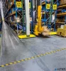 Jelölőszalag, 50 mm x 30 m, 0,5 mm, DURABLE, "DURALINE® ", sárga-fekete