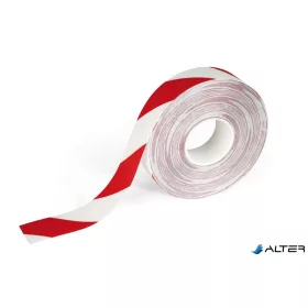   Jelölőszalag, 50 mm x 30 m, 0,5 mm, DURABLE, "DURALINE® ", piros-fehér