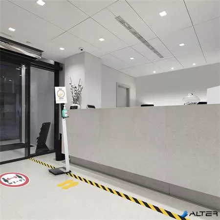 Jelölőszalag, visszaszedhető, 50 mm x 15 m, 0,5 mm, DURABLE, 'DURALINE', fekete/sárga