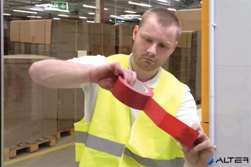 Jelölőszalag, 50 mm x 33 m, 0,16 mm, DURABLE "DURALINE", piros