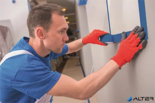 Jelölőszalag, 50 mm x 33 m, 0,16 mm, DURABLE "DURALINE", kék