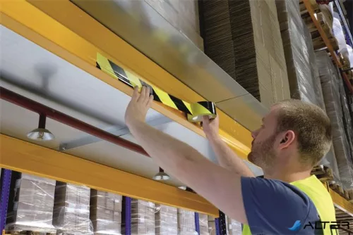 Jelölőszalag, 50 mm x 33 m, 0,16 mm, DURABLE 'DURALINE', sárga-fekete