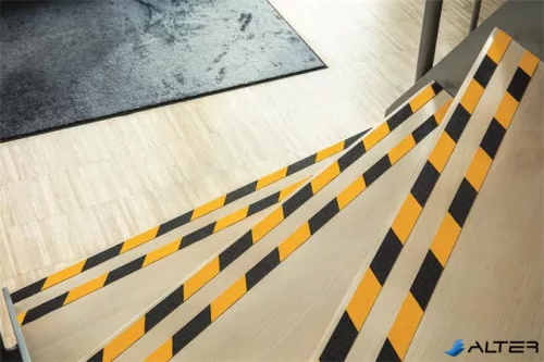 Csúszásgátló szalag, 2,5 cmx15 m, DURABLE 'DURALINE®', sárga-fekete