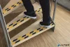 Csúszásgátló szalag, 2,5 cmx15 m, DURABLE "DURALINE®", sárga-fekete
