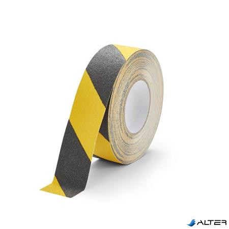 Csúszásgátló szalag, 5 cm x 15 m, DURABLE "DURALINE® GRIP", sárga-fekete