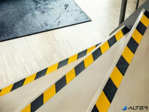 Csúszásgátló szalag, 5 cm x 15 m, DURABLE 'DURALINE® GRIP', sárga-fekete