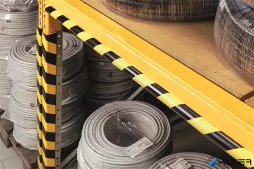 Sarokvédő profil, DURABLE "C25R", sárga-fekete