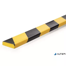   Felületvédő profil, DURABLE "S10", sárga-fekete