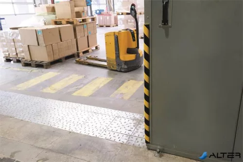 Felületvédő profil, DURABLE 'S32R', sárga-fekete