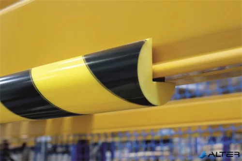 Élvédő profil, mágneses, DURABLE 'C25R', sárga-fekete