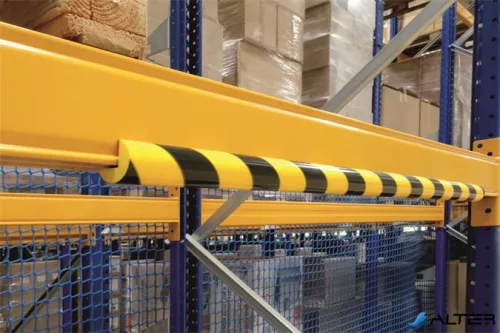 Élvédő profil, mágneses, DURABLE 'C25R', sárga-fekete
