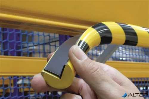 Élvédő profil, mágneses, DURABLE 'C25R', sárga-fekete
