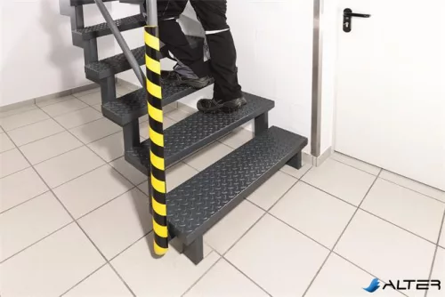 Csővédő profil, DURABLE 'P30', sárga-fekete