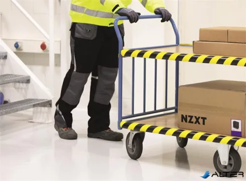 Csővédő profil, DURABLE 'P30', sárga-fekete