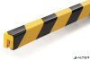 Élvédő profil, DURABLE "E8", sárga-fekete