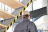 Élvédő profil, DURABLE "E8", sárga-fekete