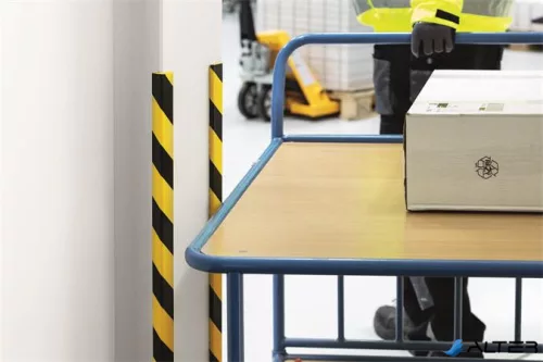 Élvédő profil, DURABLE 'E8', sárga-fekete
