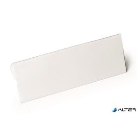   Logisztikai zseb,  behajtható, 1/2 A5, fekvő, DURABLE "HARD COVER", átlátszó