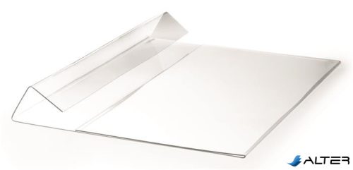 Logisztikai zseb, , behajtható, A5, fekvő, DURABLE "HARD COVER", átlátszó