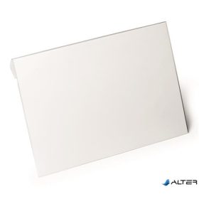   Logisztikai zseb, behajtható, A4, fekvő, DURABLE "HARD COVER", átlátszó