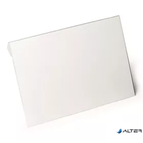   Logisztikai zseb, behajtható, A4, fekvő, DURABLE "HARD COVER", átlátszó