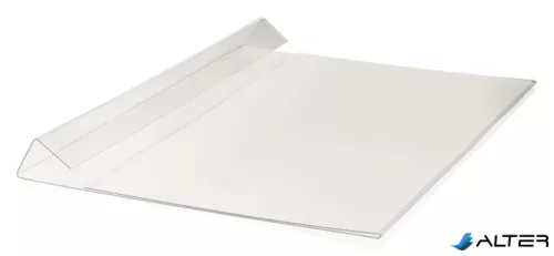 Logisztikai zseb, behajtható, A4, fekvő, DURABLE "HARD COVER", átlátszó