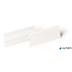   Logisztikai zseb, 100x38 mm, fekvő, DURABLE "HARD COVER", öntapadó csíkkal, átlátszó