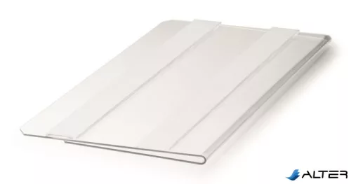 Logisztikai zseb, 150x67 mm, fekvő, DURABLE, öntapadó csíkkal, átlátszó