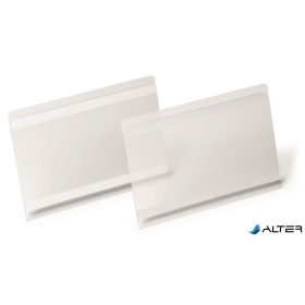   Logisztikai zseb, A5, fekvő, DURABLE "HARD COVER", öntapadó csíkkal, átlátszó