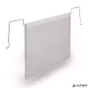Logisztikai zseb, zsebdróttal, A5, fekvő, PP, DURABLE "HARD COVER", átlátszó