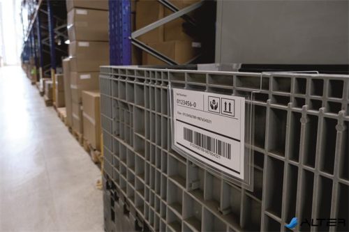 Logisztikai zseb, zsebdróttal, A5, fekvő, PP, DURABLE 'HARD COVER', átlátszó