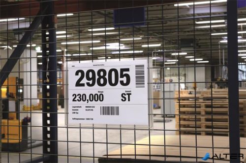 Logisztikai zseb, zsebdróttal, A4, fekvő, PP, DURABLE 'HARD COVER', átlátszó