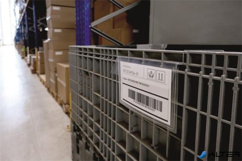 Logisztikai zseb, A5, fekvő, DURABLE, dróttal, áttetsző