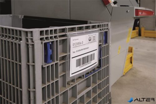 Logisztikai zseb, A4, fekvő, DURABLE, dróttal, áttetsző