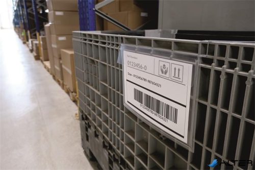 Logisztikai zseb, A4, fekvő, DURABLE, dróttal, áttetsző